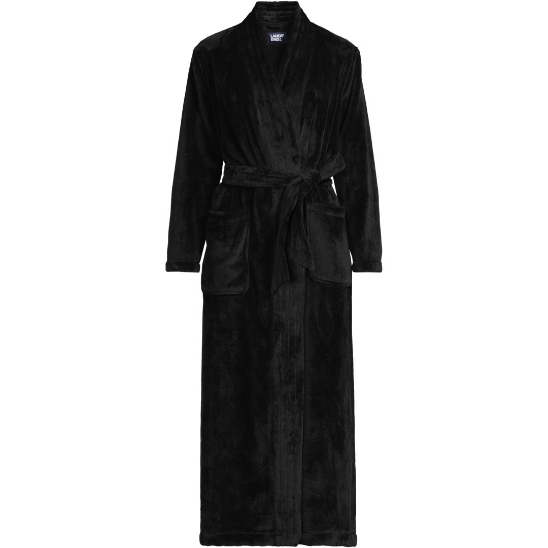 Women's Cozy Plush Long Wrap Robe