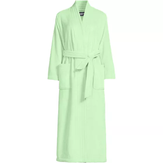 Women's Cozy Plush Long Wrap Robe - primary
