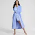 Women's Cozy Plush Long Wrap Robe, alternative image