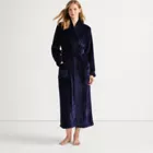 Women's Cozy Plush Long Wrap Robe