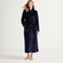 Women's Cozy Plush Long Wrap Robe, Front