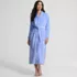 Women's Cozy Plush Long Wrap Robe, Front
