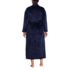 Women's Plus Size Cozy Plush Long Wrap Robe, Back