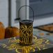 Evergreen Bronze Fall Pumpkin Cut out Solar Powered Lantern, alternative image