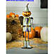Evergreen 28'' Fall Pumpkin Man Metal Garden Statue, alternative image