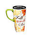 Evergreen 17 oz Fall Print FLOMO 360 Ceramic Travel Mug, alternative image