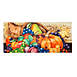 Evergreen Fleur Scroll Doormat Tray with 4 Assorted Fall and Holiday Inserts, alternative image