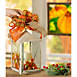 Evergreen LED Flameless Candle Lantern with Interchangeable Fall and Winter Decor, alternative image