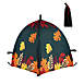 Evergreen Fall Leaves Print Plant Tent Cover, alternative image