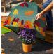 Evergreen Fall Leaves Print Plant Tent Cover, alternative image