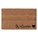 Coco Mats N More Welcome Heart Coir Doormat, alternative image