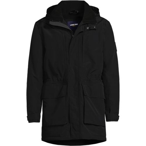 Lands end hot sale black jacket