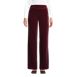 Women's Starfish Velvet High Rise Wide Leg Pull On Pants , Front