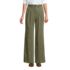 Women's High Rise Crisp Poplin Chino Wide Leg Pants, Front