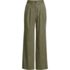 Women's High Rise Crisp Poplin Chino Wide Leg Pants, Front