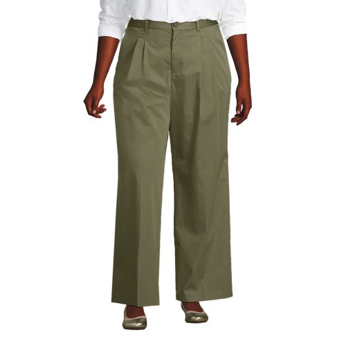 Womens GREEN Chino Pants