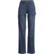 Women's Recover High Rise Relaxed Straight Leg Utility Blue Jeans, Front