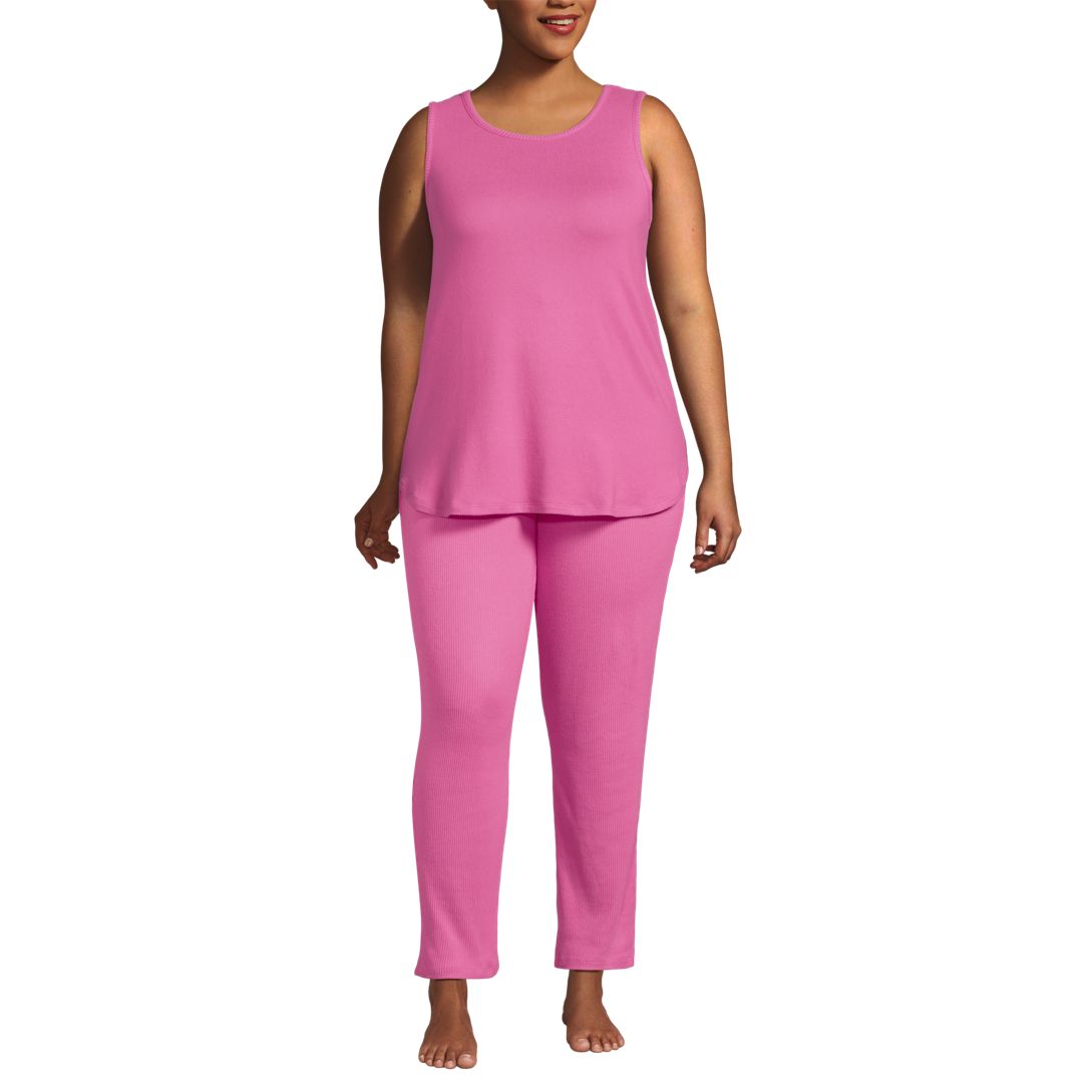 Women's Plus Size Cozy 3 Piece Pajama Set - Robe Top and Pants
