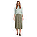 Women's Crisp Poplin Chino Midi Skirt, alternative image