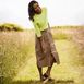 Women's Crisp Poplin Chino Midi Skirt, alternative image