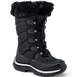 Kids Snowflake Insulated Winter Snow Boots, Front