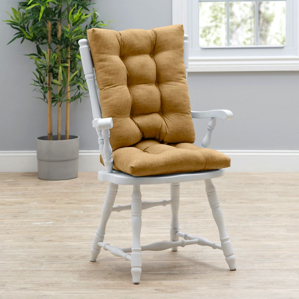 Cotton Duck Rocking Chair Cushions