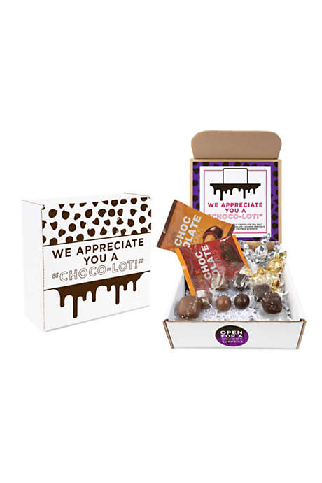 We Appreciate You Chocolate Assortment with Custom Logo Mailer Box