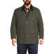 Blake Shelton x Lands' End Men's Big and Tall Flannel Lined Waxed Cotton Chore Jacket, Front