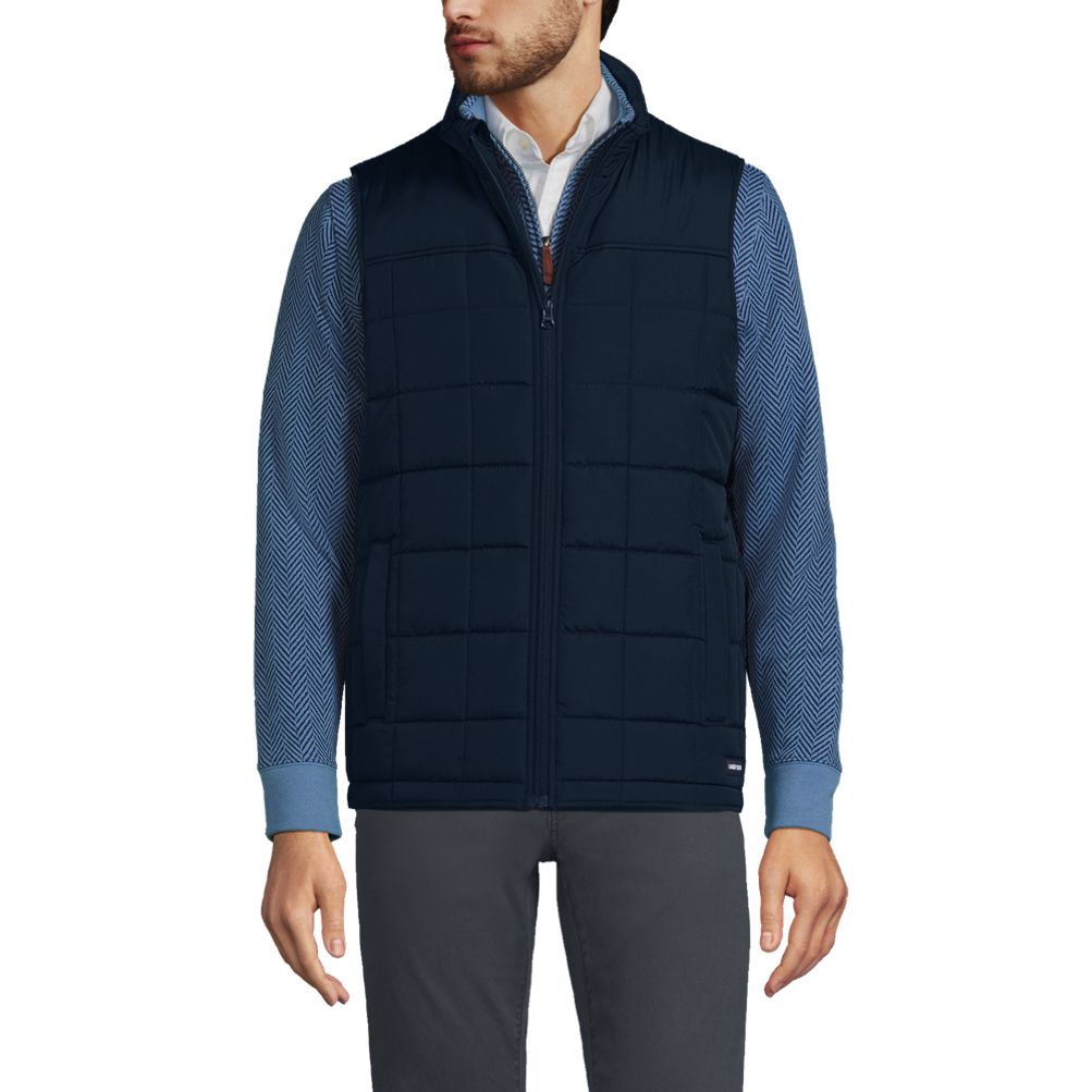 Lands end hot sale mens puffer vest