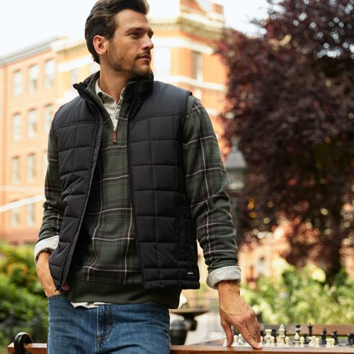 Men's tall puffer on sale vest