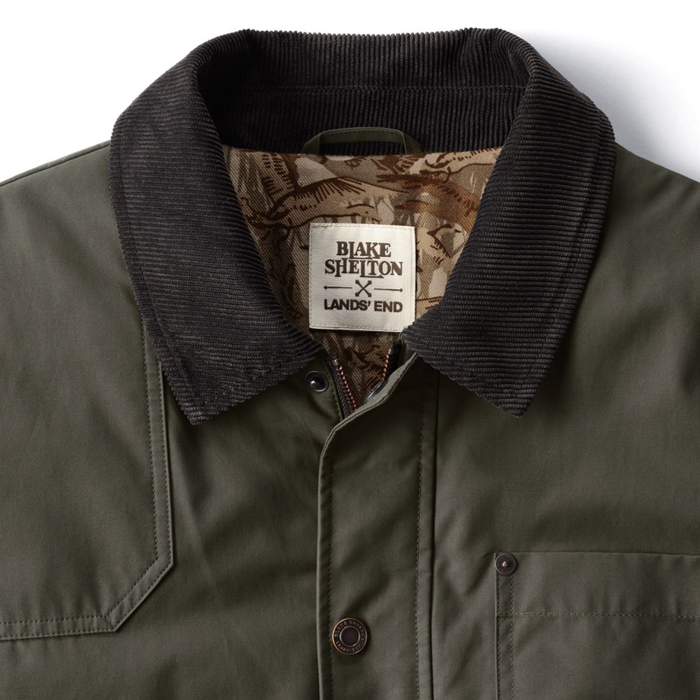 Veste à Capuche Doublée de Polaire Blake Shelton x Lands' End, Homme  Stature Standard