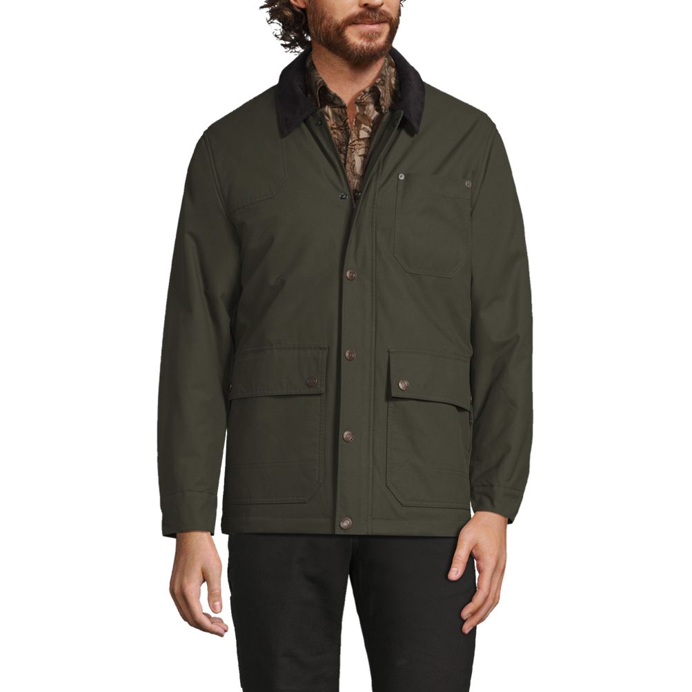 Blake Shelton x Lands' End Men's Cotton Lined Chore Utility Jacket