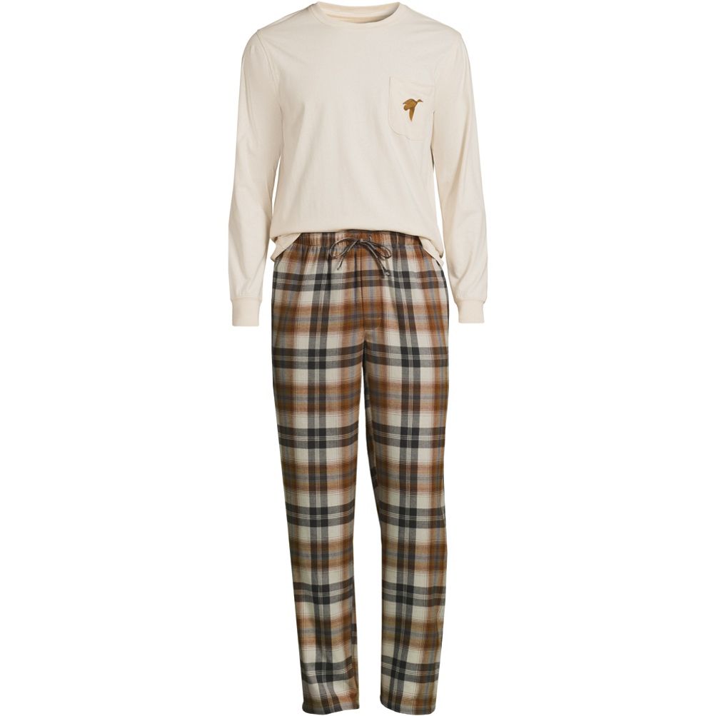 Blake Shelton x Lands' End Men's Big and Tall Poplin Pajama Pants