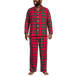 Men's Big and Tall Flannel Pajama Set, Front
