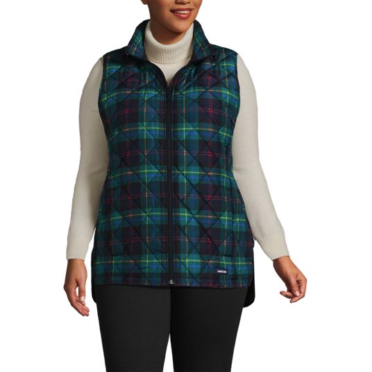 Womens Plus Size Vests Clothing Lands End