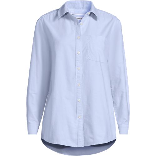 Womens Blue Oxford Shirts & Blouses | Lands' End