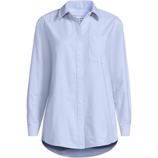 Womens Blue Oxford Shirts & Blouses | Lands' End