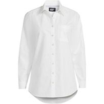 売れ筋商品|||ランズエンド シャツ トップス レディース Plus Size Oxford Shirt White Womens Plus Size Oxford Shirts & Blouses | Lands' End