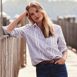 Women's Oxford Long Sleeve Shirt, alternative image