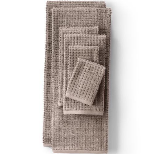 Waffle-Terry Alloy Grey Organic Cotton Dish Towels, Set of 2 + Reviews