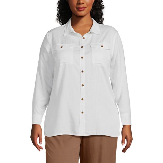 knee length dresses for ladies Women's Plus Size Tops | Alina Shirt Dress main image 0