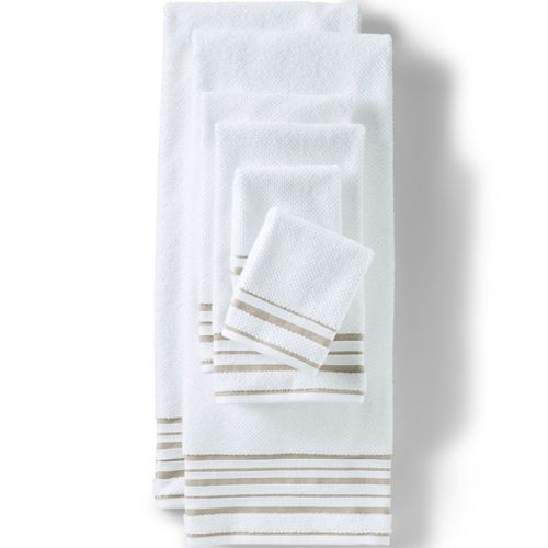 Sobel Westex Bath Towel Dobby Border For Red Lion Hotels, White Case Of 24