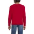 Men's Fine Gauge Cotton V Neck Sweater, Back