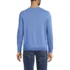 Men's Fine Gauge Cotton V Neck Sweater, Back