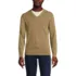 Men's Fine Gauge Cotton V Neck Sweater, Front