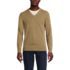 Men's Fine Gauge Cotton V Neck Sweater, Front