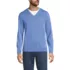 Men's Fine Gauge Cotton V Neck Sweater, Front