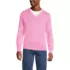 Men's Fine Gauge Cotton V Neck Sweater, Front