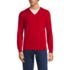 Men's Tall Fine Gauge Cotton V Neck Sweater, Front