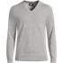 Men's Fine Gauge Cotton V Neck Sweater, Front